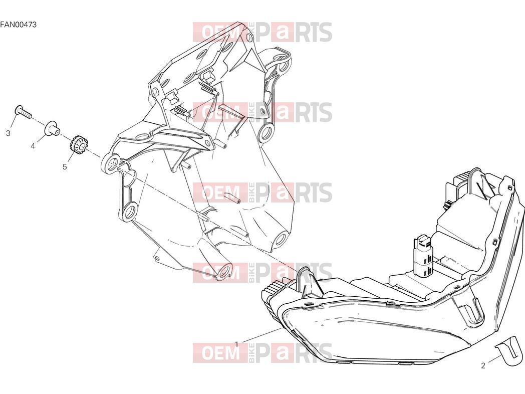 DUCATI 2025 Multistrada V2 S Headlight