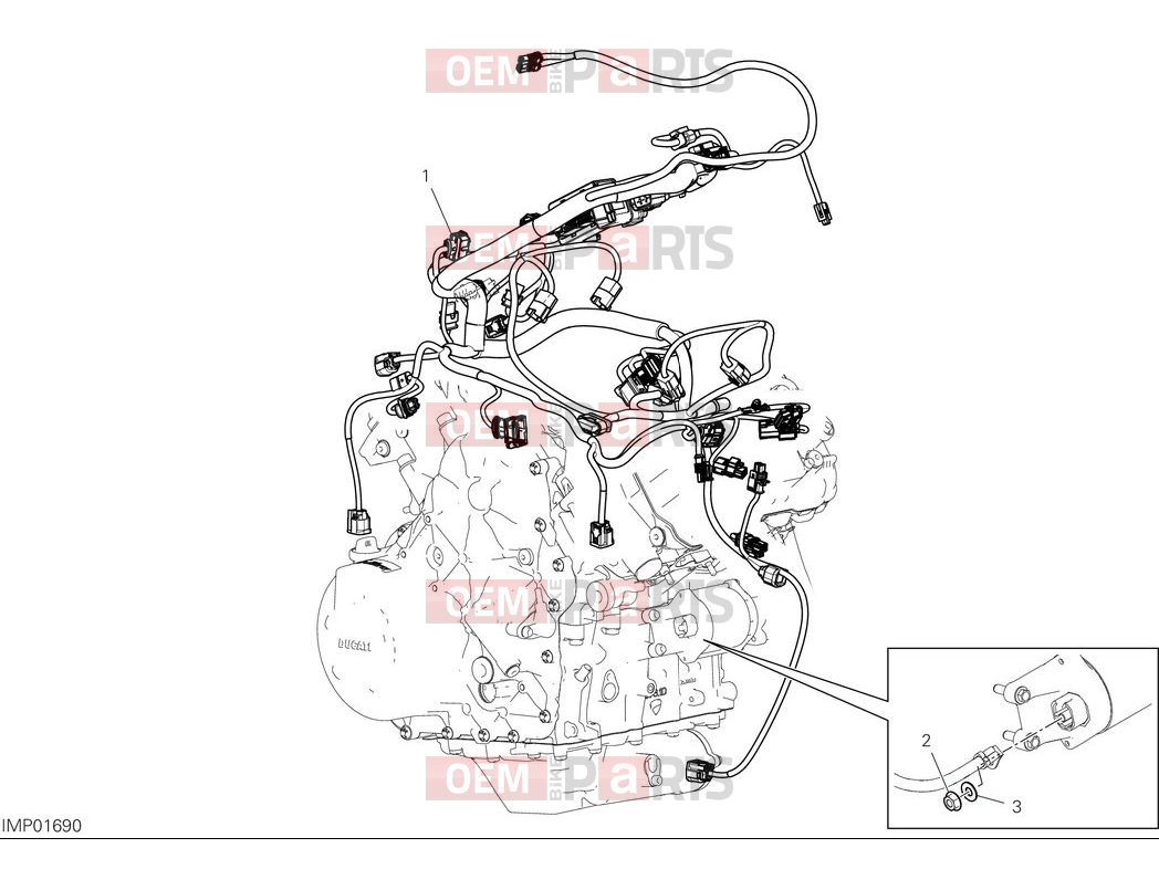 DUCATI 2025 Multistrada V4 S Engine electric system