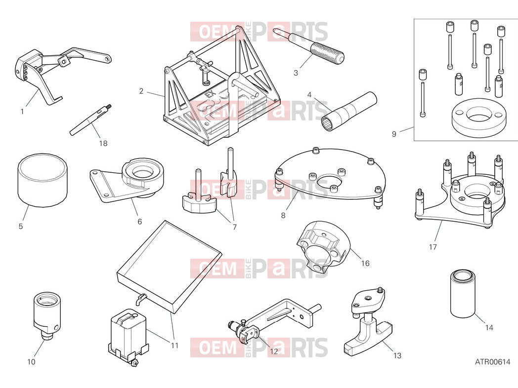 DUCATI 2025 Multistrada V4 S Workshop service tools - engine (1)