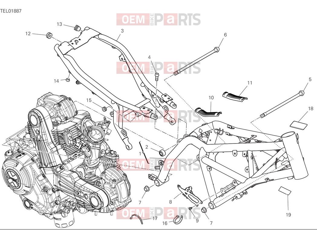 DUCATI 2025 Scrambler Nightshift Frame