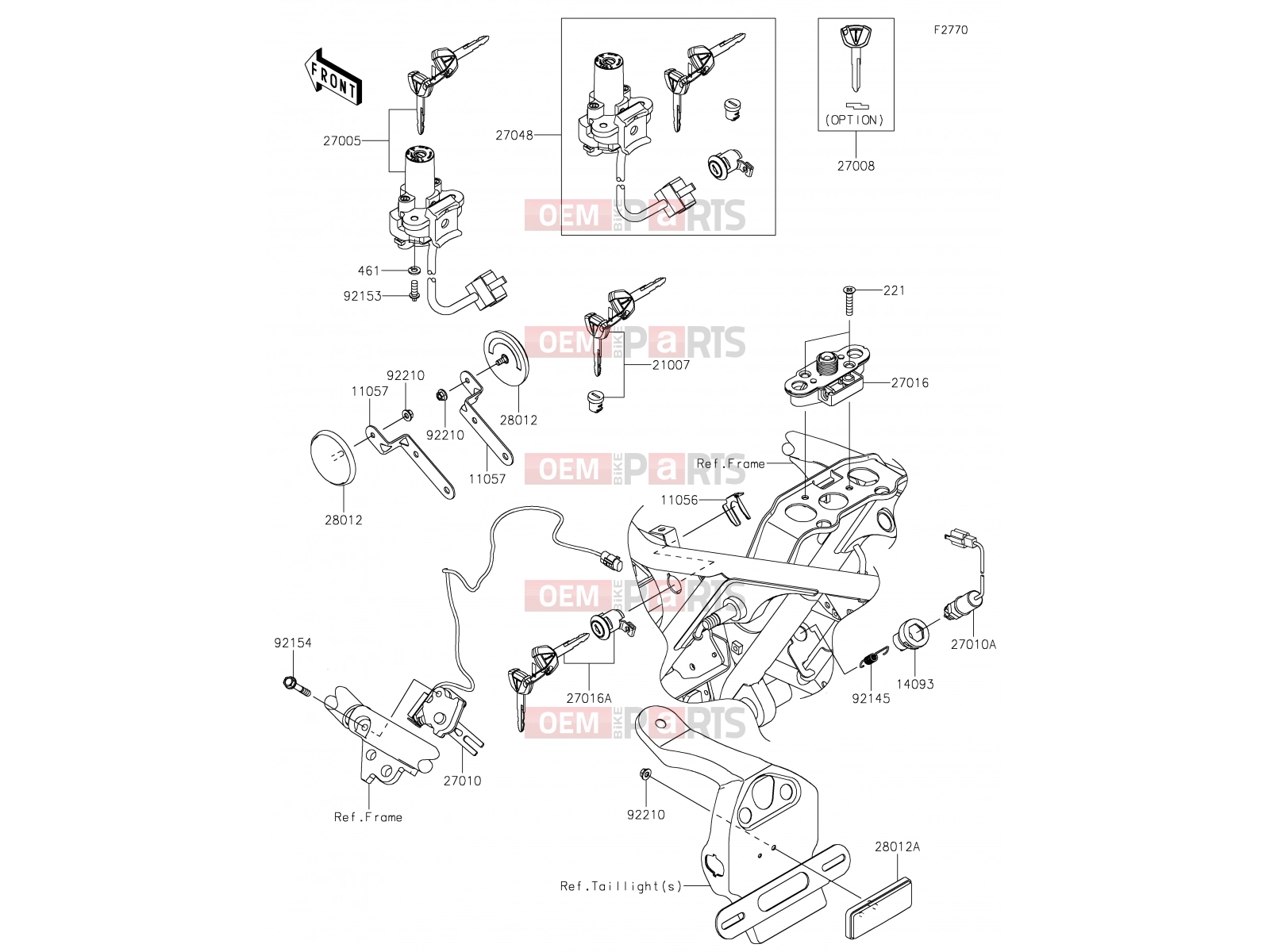 KAWASAKI 2025 55 Ignition Switch