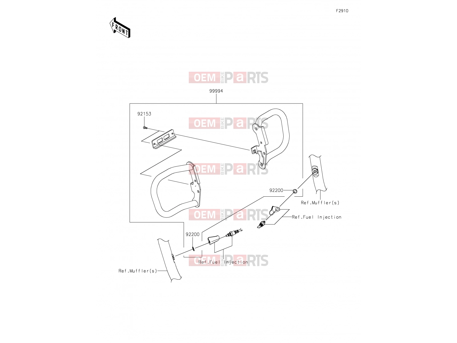 KAWASAKI 2022 61 Accessory(Engine Guard)