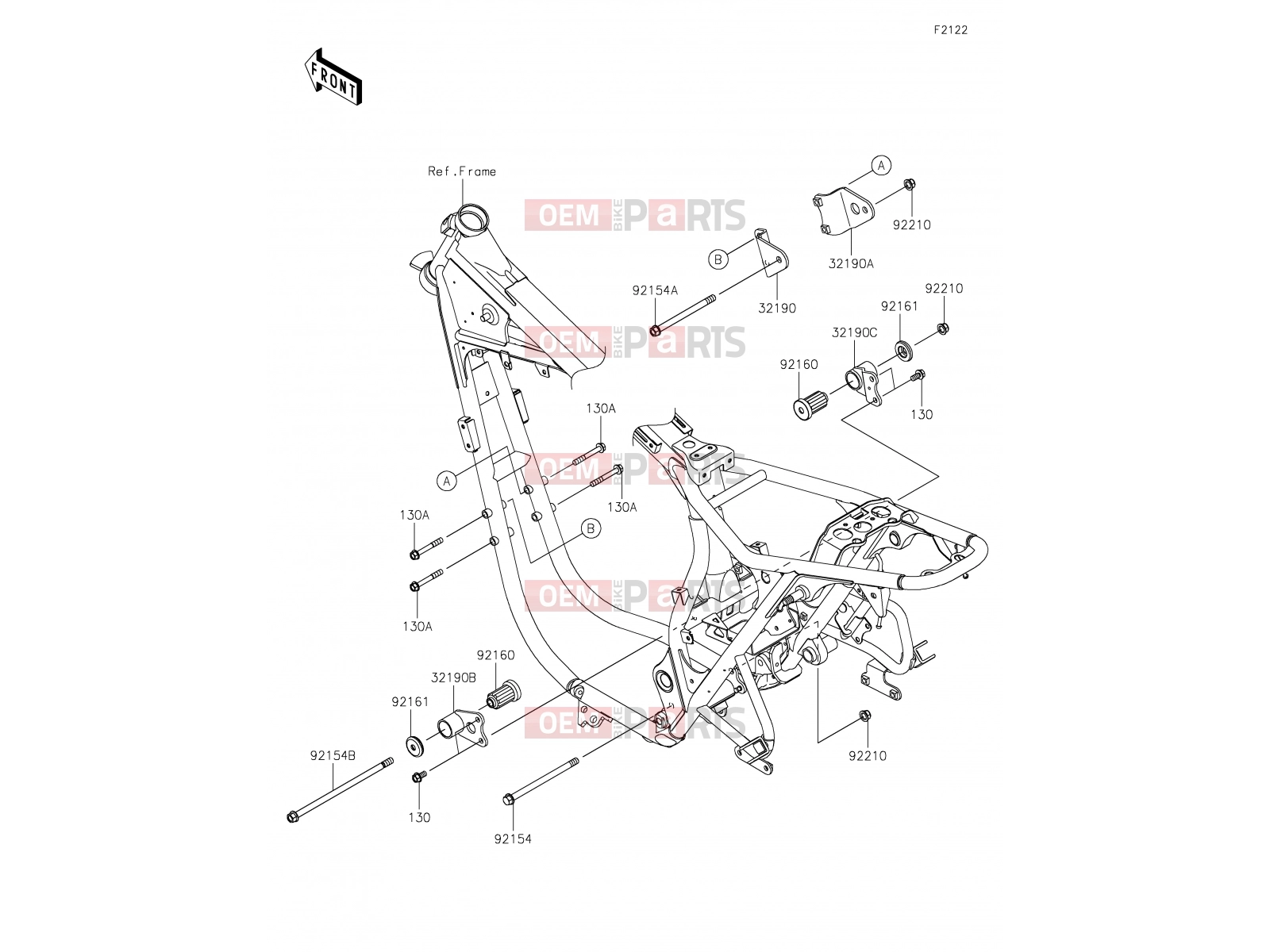 KAWASAKI 2022 28 Engine Mount