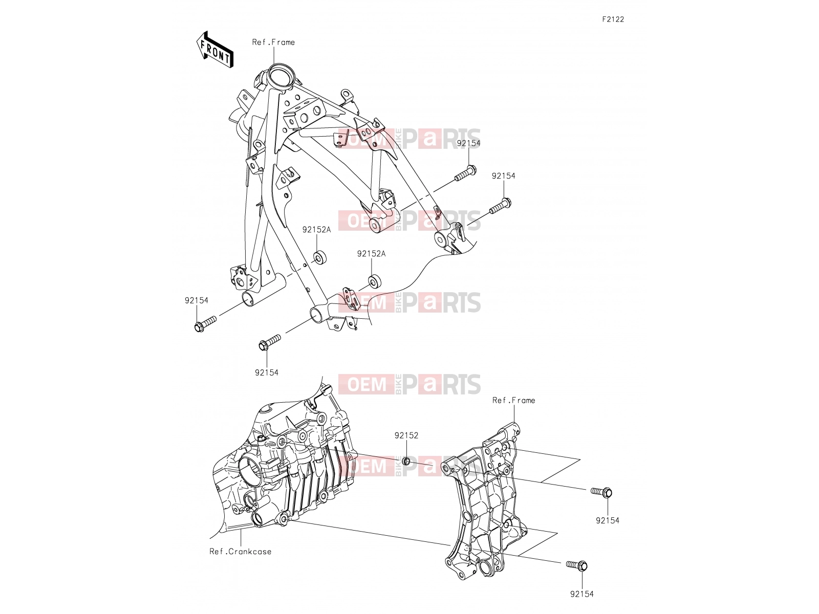 KAWASAKI 2021 30 Engine Mount