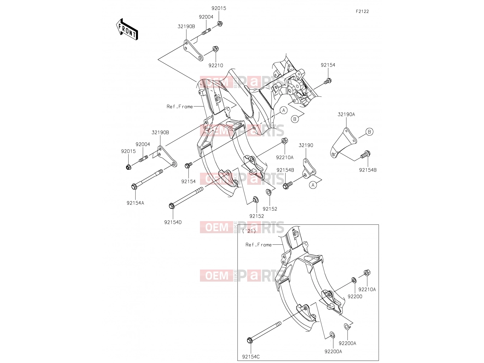 KAWASAKI 2021 26 Engine Mount