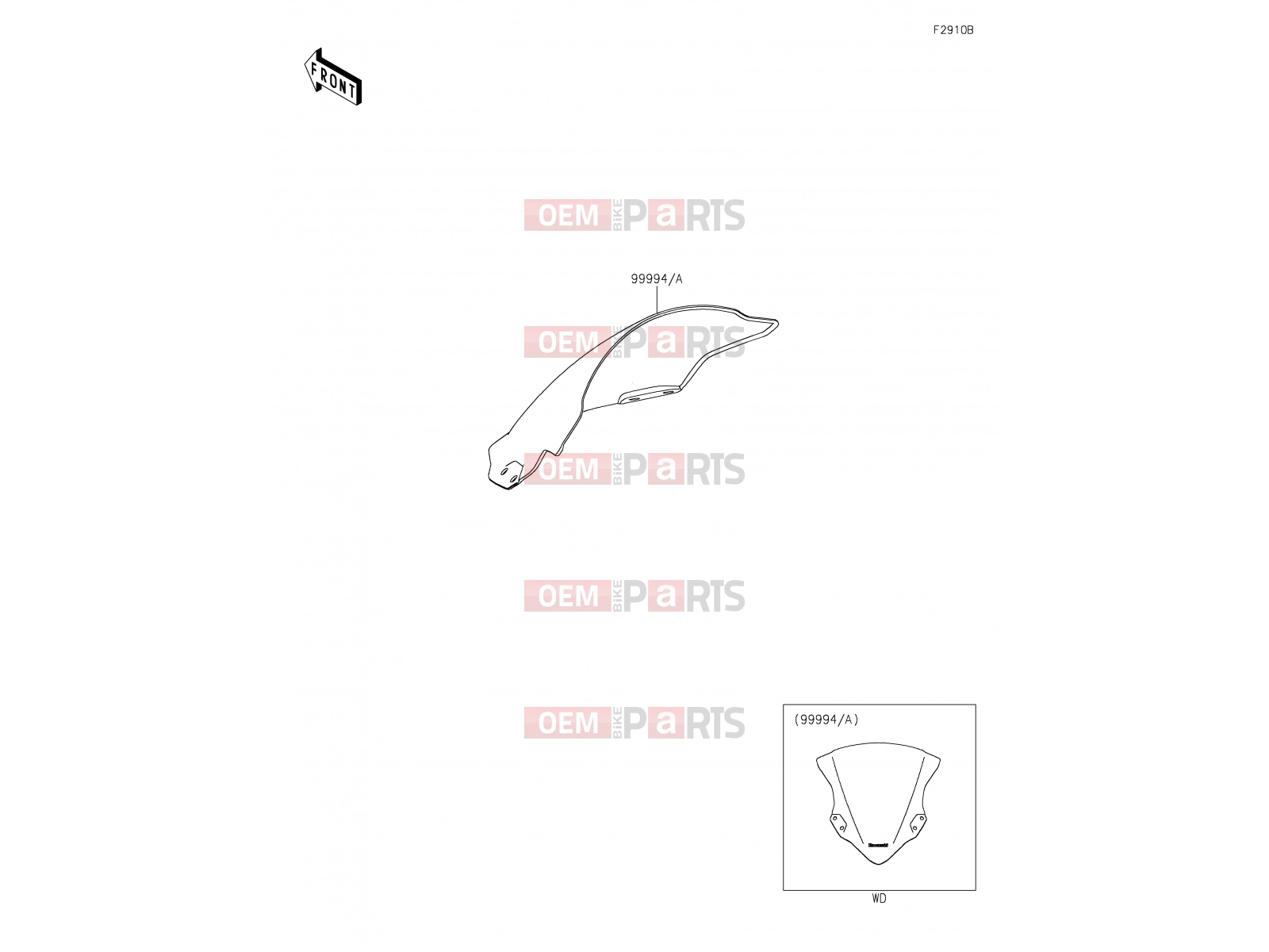 KAWASAKI 2020 67 Accessory(Windshield)