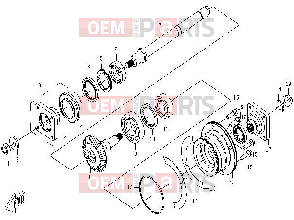 CFMOTO 2011 UTV UFORCE 600 (CF600-5) TRANSMISSION â¡ - E20