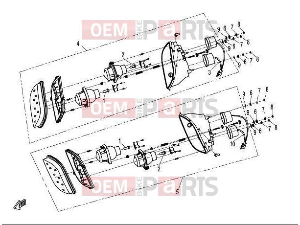 CFMOTO 2014 UTV UFORCE 600 (CF600-5) HEADLIGHT