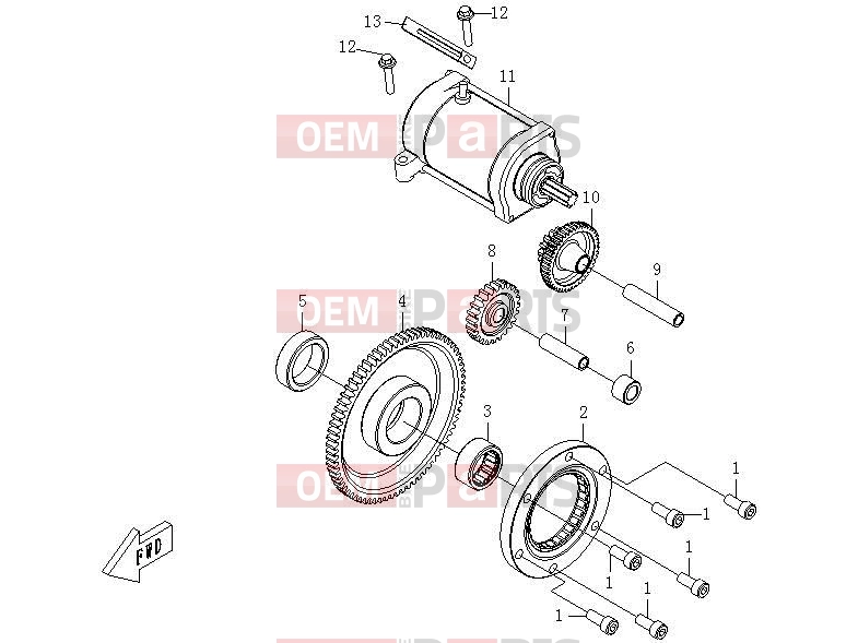 CFMOTO 2015 UTV UFORCE 600 (CF600-5) STARTING MOTOR - E24