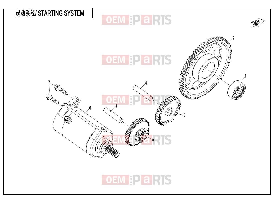 CFMOTO 2018 SSV ZFORCE 800 (CF800) STARTING SYSTEM - E09