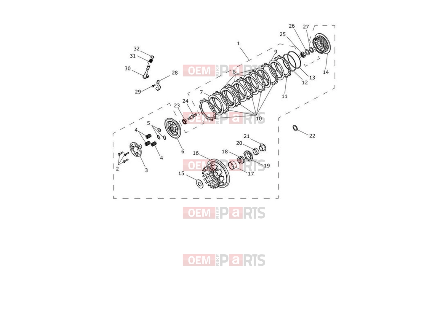 Triumph 2024 Trident 660 Clutch Assembly