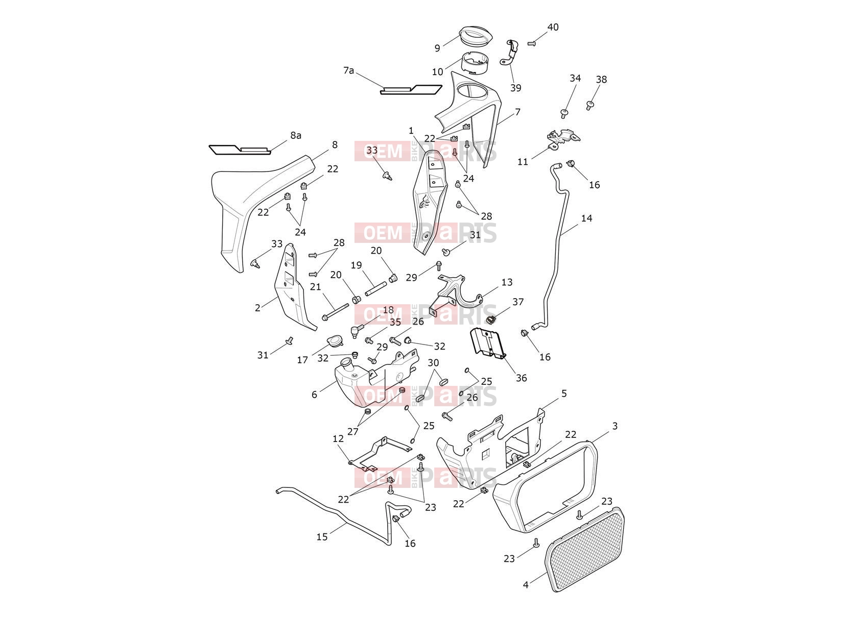 Triumph 2026 ROCKET 3 STORM R Cooling System