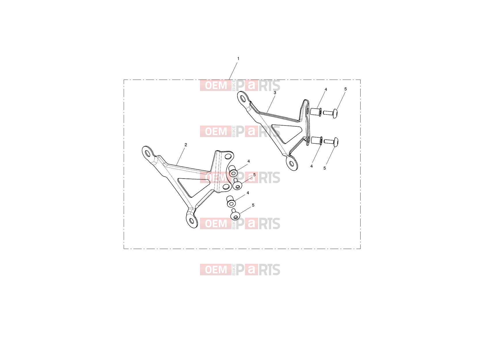 Triumph 2023 Thruxton RS Flyscreen Mounting Kit