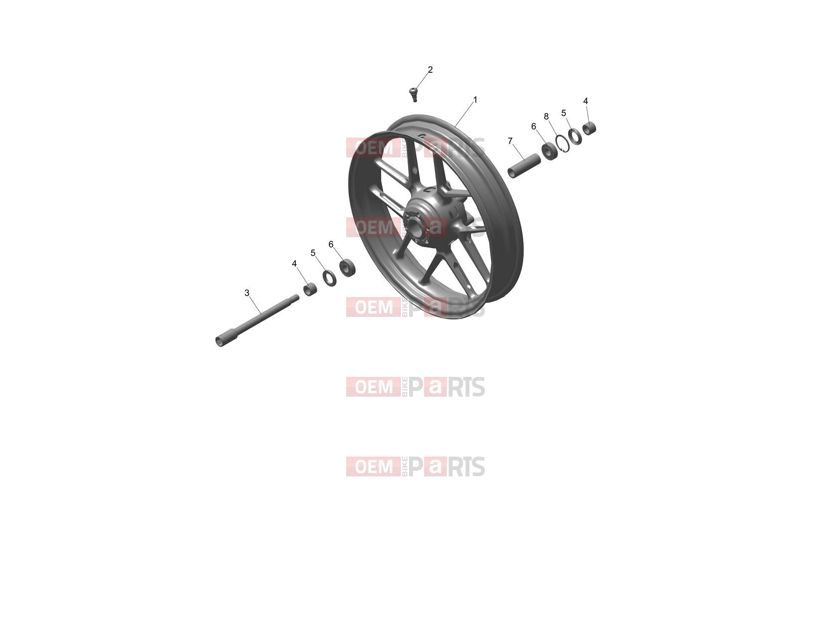 Triumph 2025 Speed 400 Front Wheel