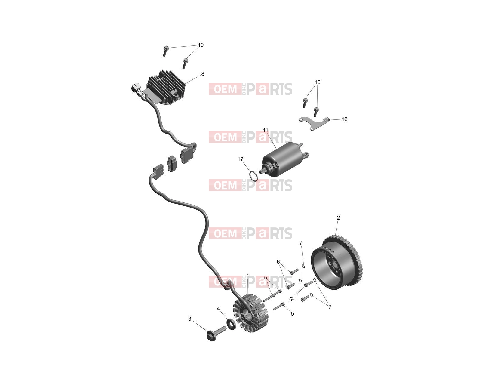 Triumph 2026 SPEED 400 Alternator & Starter