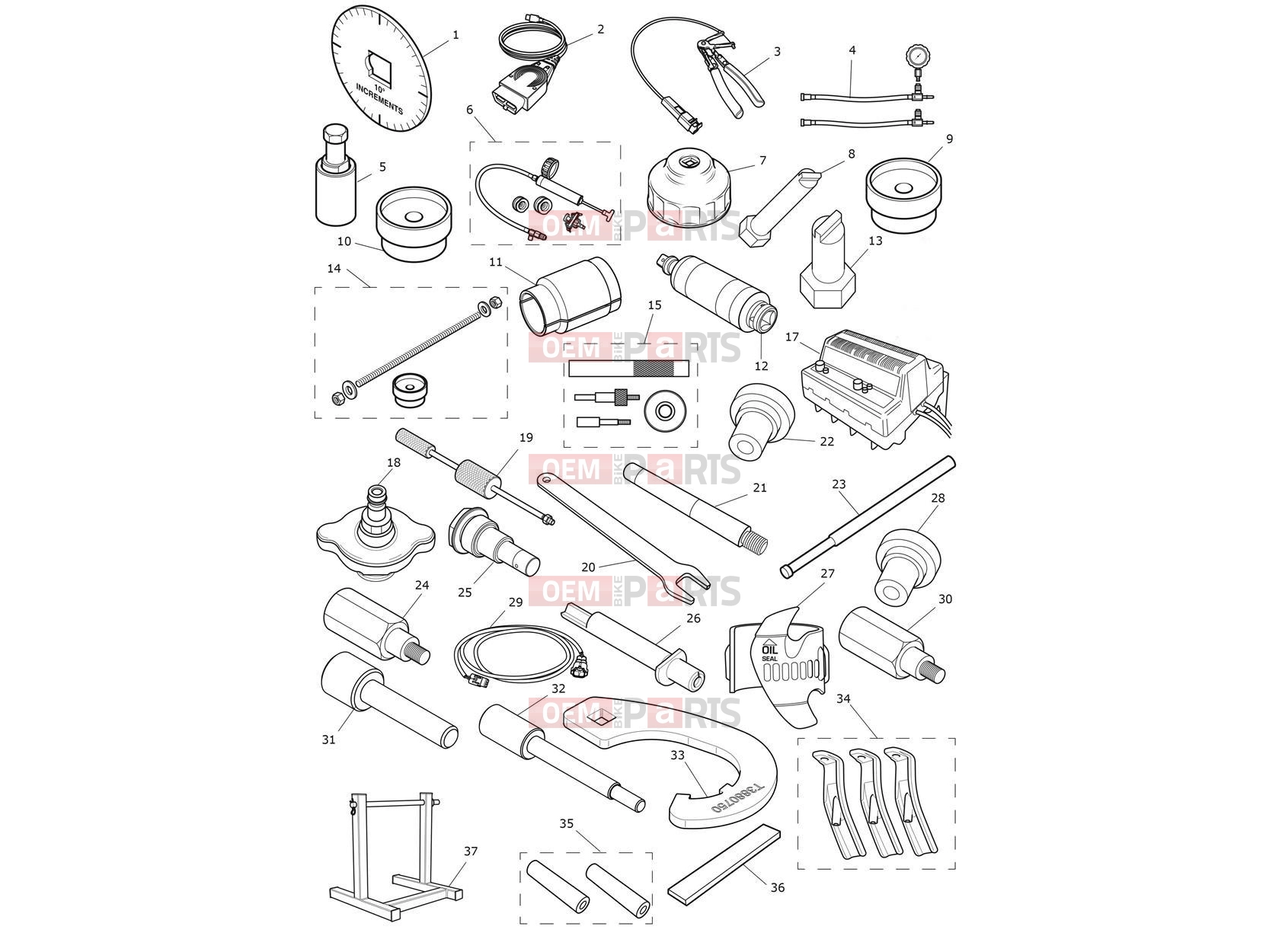 Triumph 2025 ROCKET 3 STORM GT Service Tools