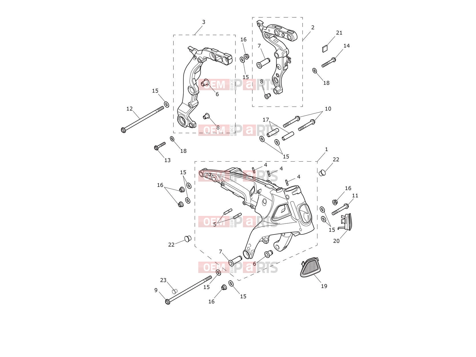 Triumph 2026 ROCKET 3 STORM GT Main Frame Assembly