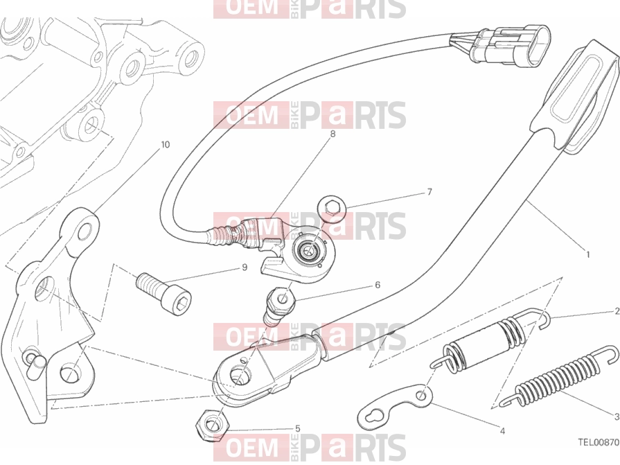 DUCATI 2017 Scrambler Classic SIDE STAND
