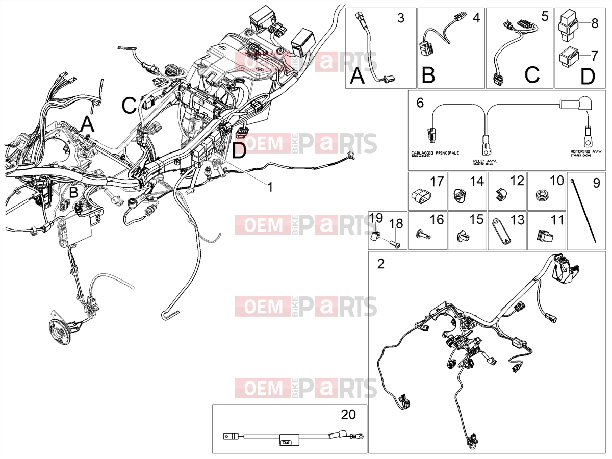 MOTOGUZZI Stelvio (EU) Electrical systems » Central electrical system