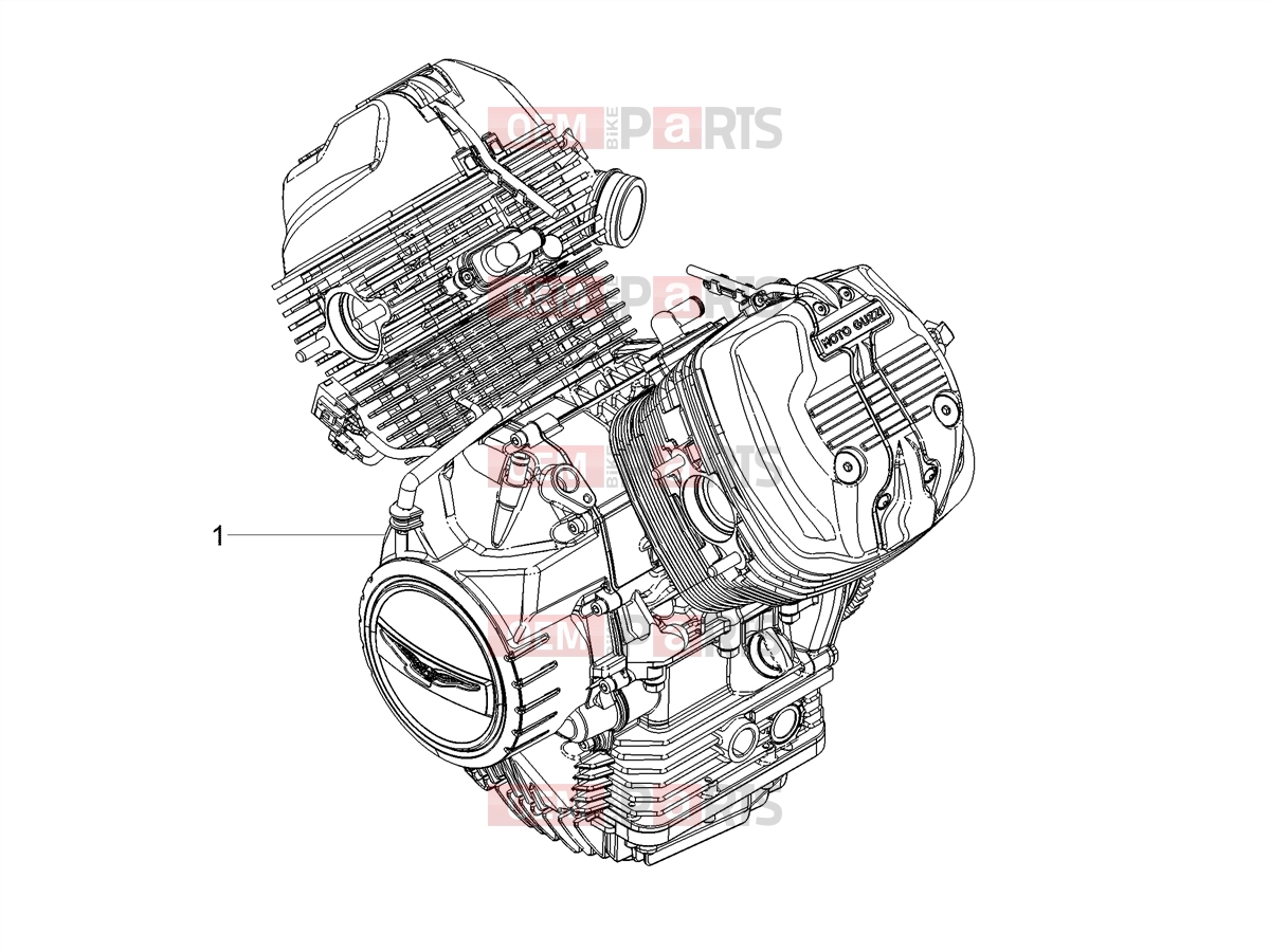MOTOGUZZI V7 Stone 850 (EU) Engine » Engine-Completing part-Lever