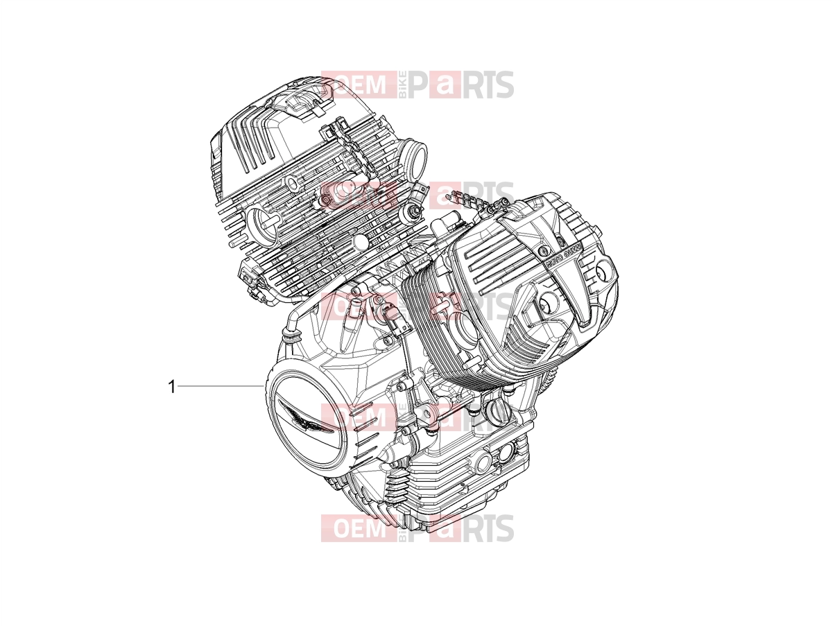 MOTOGUZZI V85 TT Strada (EU) Engine » Engine-Completing part-Lever