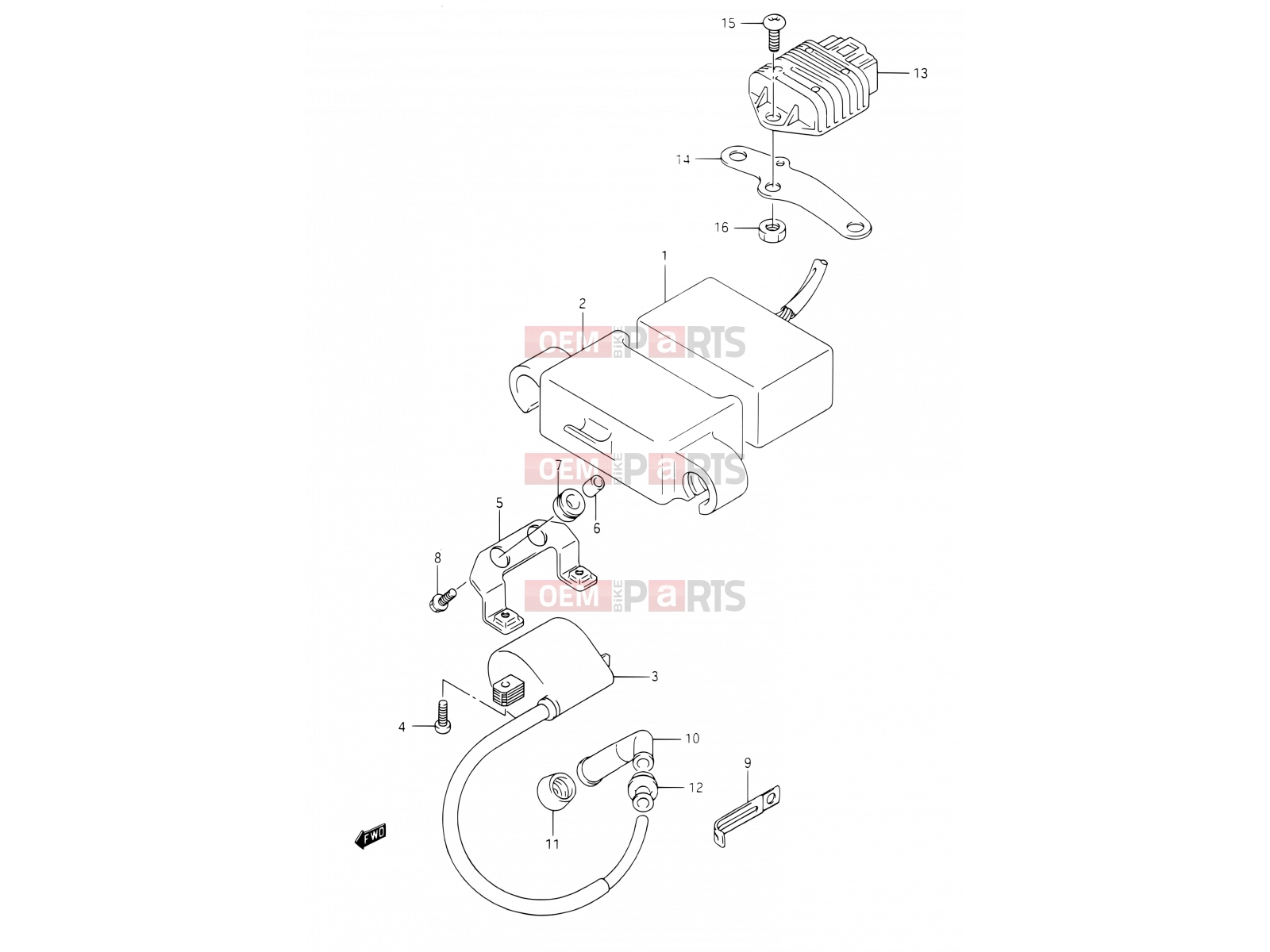 SUZUKI DR350 M (1991) (E03,E28,E33) 19 - ELECTRICAL