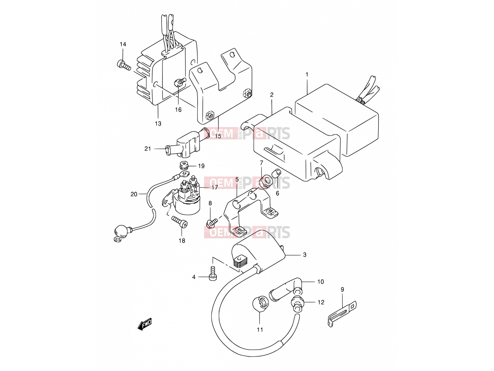 SUZUKI DR350SE R (1994) (E02) 23 - ELECTRICAL
