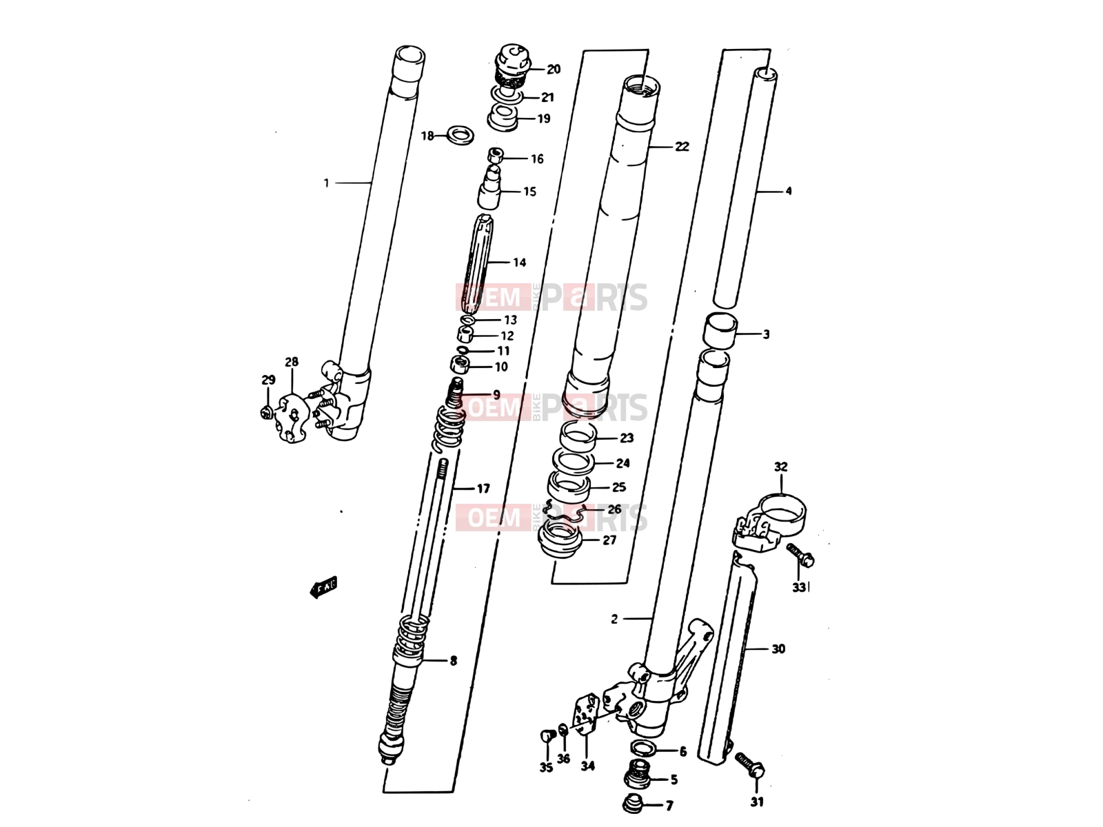 SUZUKI RM250 S (1995) (E02,E04,E24,P37) 26A - HANDLE SWITCH (MODEL S)