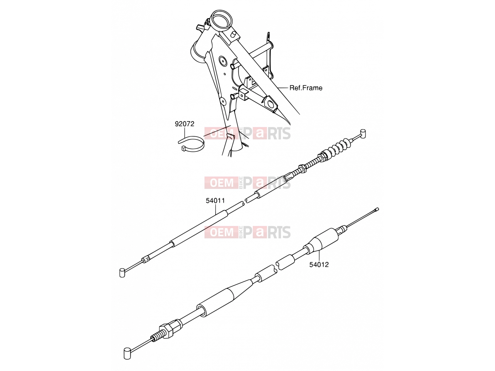 SUZUKI RM65 K5 (2005) (E03) 36 - CABLE