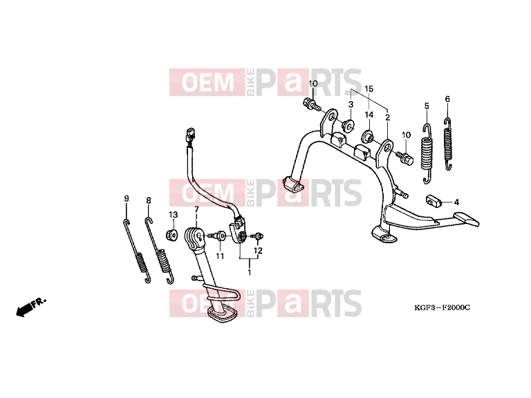 HONDA NES150Y @150 2000 F-20 SUPPORT