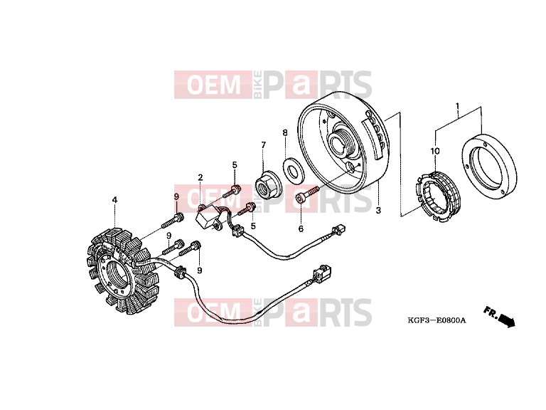 HONDA SES1503 Dylan 150 2003 E-8 GENERATOR