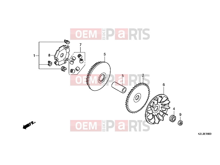 HONDA NSC110MPDE NSC110MPDE 2014 E-16 DRIVE FRONT