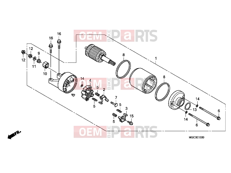 HONDA CB1100AD CB1100 ABS 2013 E-13 STARTER ENGINE