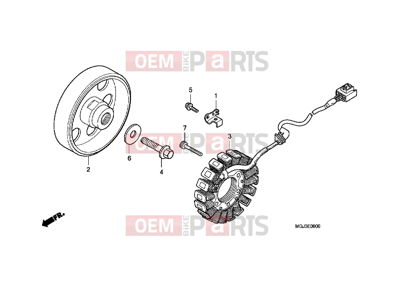 HONDA CBF1000FAB CBF1000F ABS 2011 E-9 GENERATOR