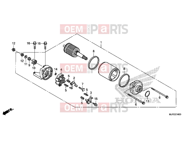 HONDA CTX700NDF CTX700N 2015 E-14 STARTER ENGINE