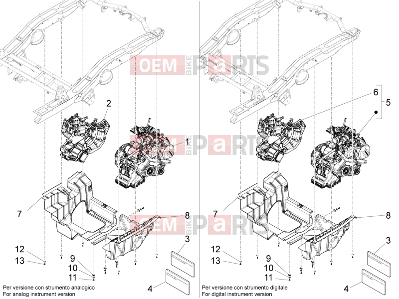 ÚŽITKOVÉ VOZIDLÁ PIAGGIO Quargo Quargo 2007-2017 ENGINE » ENGINE, ASSEMBLY