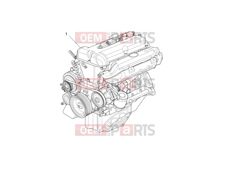 VEHICULE COMERCIALE PIAGGIO Benzina/GPL/Metano Standard Porter Multitech E4 2010 - E5 2013 - E5+ 2014 ENGINE » ENGINE, ASSEMBLY