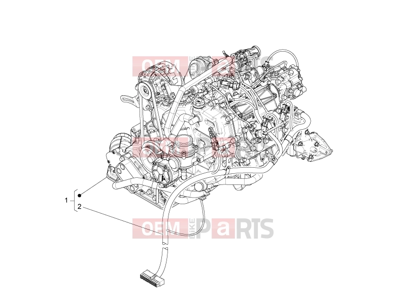 VEHICULE COMERCIALE PIAGGIO Diesel Standard Porter D120 E5 - 2011-től ENGINE » ENGINE, ASSEMBLY