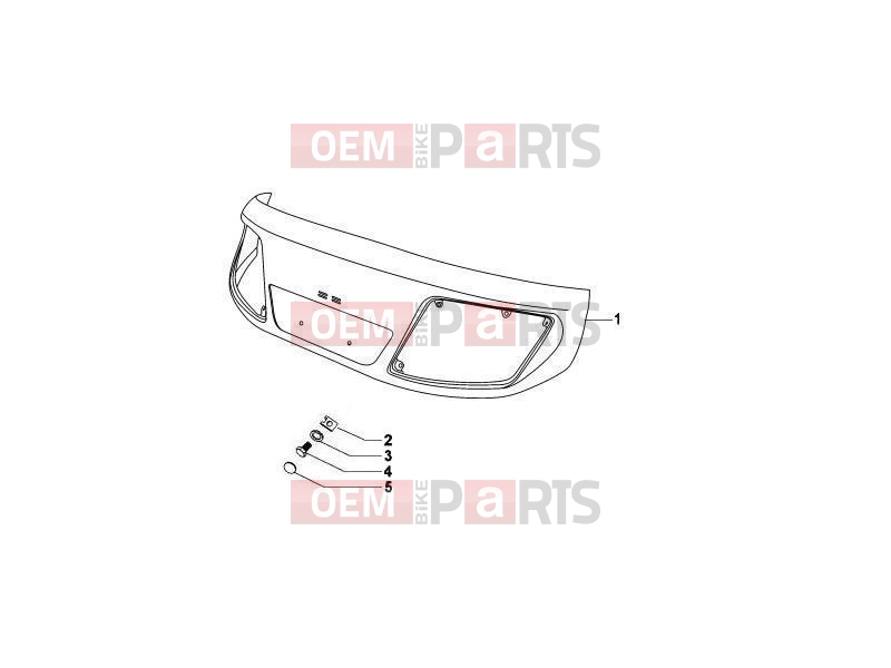 ape MP 601 Classic 2006-2013 FRAME - PLASTIC PARTS - COACHWORK » FRONT SHIELD