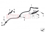 BMW Motorrad BMW 2011 C-Models C 650 GT (0133, 0134) Bowden cable for parking brake