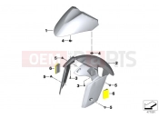 BMW Motorrad BMW 2011 C-Models C 650 GT (0133, 0134) Front wheel fender