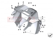 BMW Motorrad BMW 2011 C-Models C 650 GT (0133, 0134) Rear trim panel, center