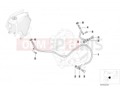 BMW Motorrad BMW 2002 F-Models F 650 GS 00 (0172,0182) Lubrication syst., pipes