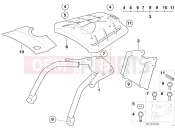 BMW Motorrad BMW 2002 F-Models F 650 GS 00 (0172,0182) Retrofit kit, Top Case bracket