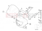 BMW Motorrad BMW 2002 F-Models F 650 GS 00 (0172,0182) Trim panel upper part
