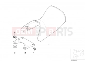 BMW Motorrad BMW 2002 F-Models F 650 GS 00 (0172,0182) Bench seat, officials utility