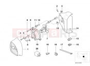 BMW Motorrad BMW 2002 R-Models 4V R 850 R 94 (0401,0406) Additional fan and mounting parts
