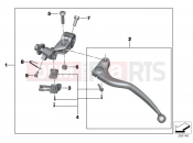 BMW Motorrad BMW 2013 S models S 1000 RR 12 (0524,0534) Clutch control assembly