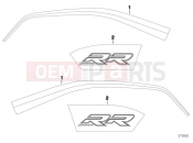 BMW Motorrad BMW 2013 S models S 1000 RR 12 (0524,0534) Decor and lettering