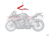 BMW Motorrad BMW 2013 S models S 1000 RR 12 (0524,0534) Adhesive label, fairing side panel